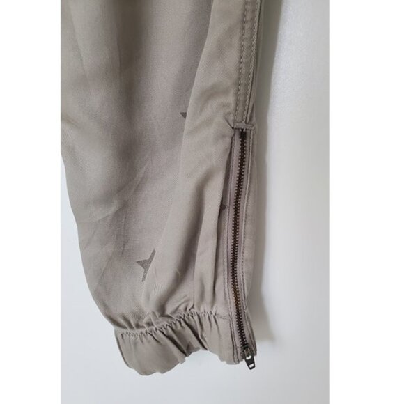 NWTC&C California Gray Star Ankle Zip Drawstring Waist Jogger Pants Size S - Picture 5 of 8